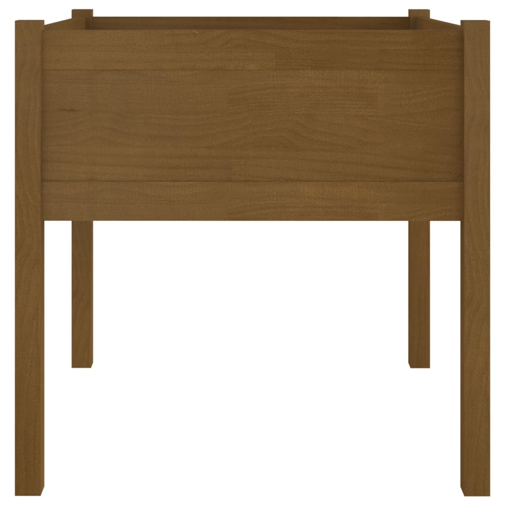 Fioriere 2 pz Ambra 70x70x70 cm in Legno Massello di Pino
