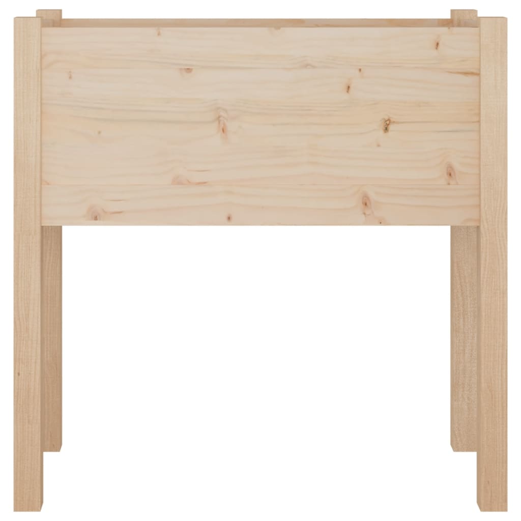 Fioriera da Giardino 70x31x70 cm Legno Massello di Pino