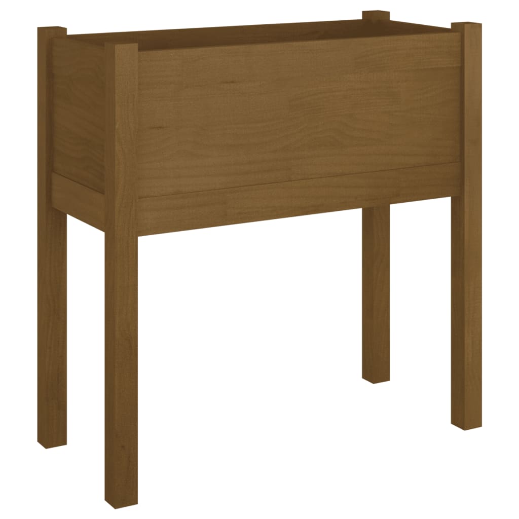Fioriere 2 pz Ambra 70x31x70 cm in Legno Massello di Pino