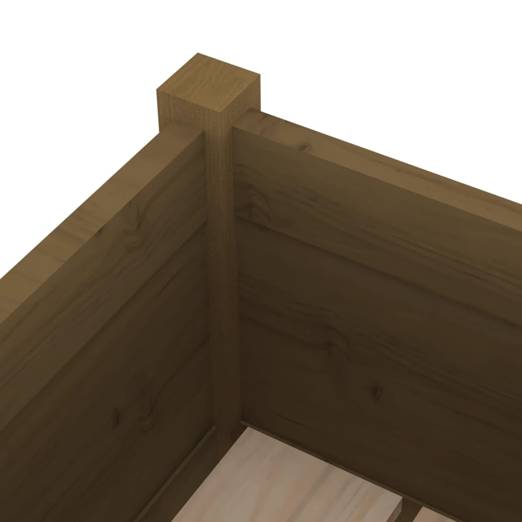 Fioriere 2 pz Ambra 70x31x70 cm in Legno Massello di Pino