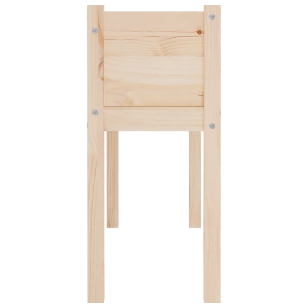 Fioriere da Giardino 2 pz 110x31x70cm in Legno Massello di Pino