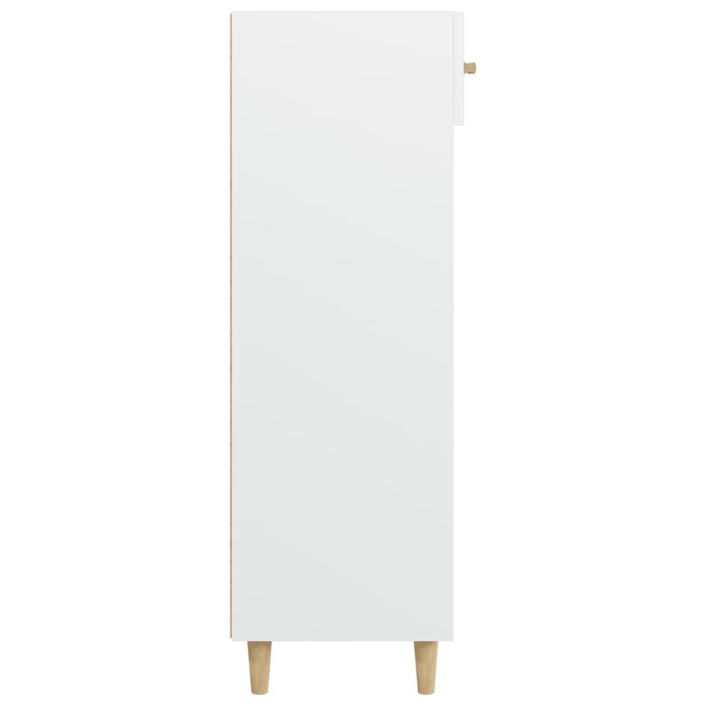 Scarpiera Bianca 60x35x105 cm in Legno Multistrato