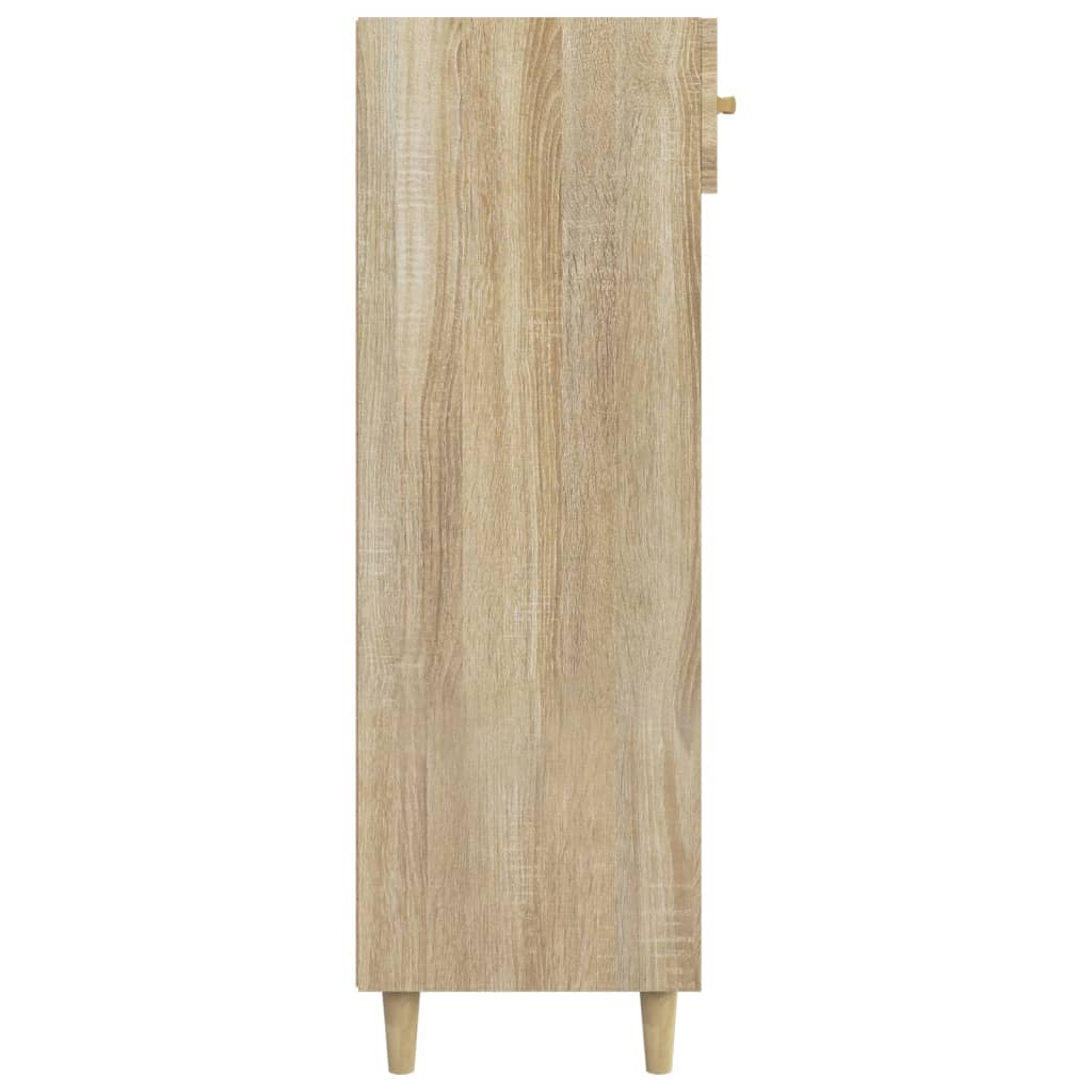 Scarpiera Rovere Sonoma 60x35x105 cm in Legno Multistrato
