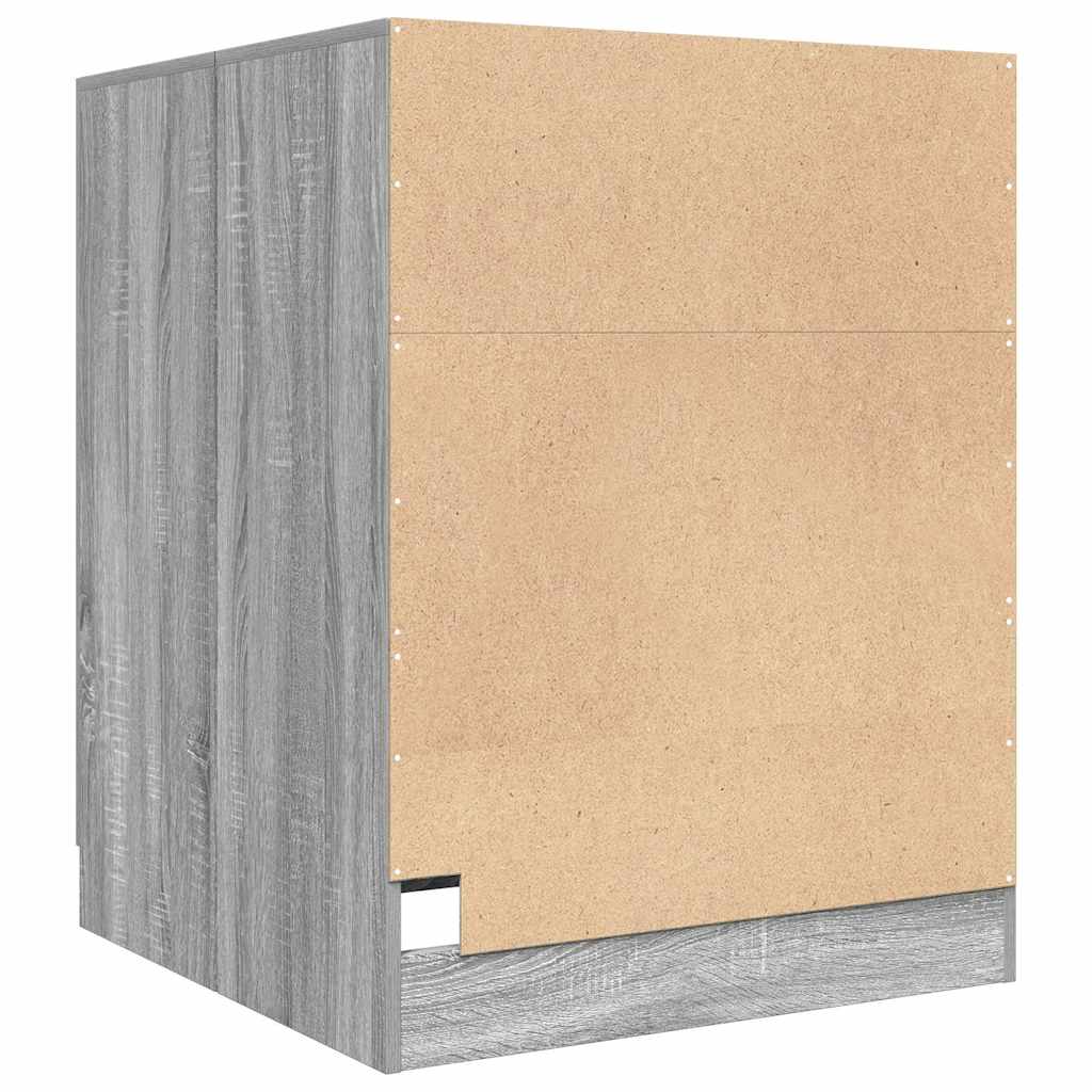 Mobile per Lavatrice Grigio Sonoma 71x71,5x91,5 cm