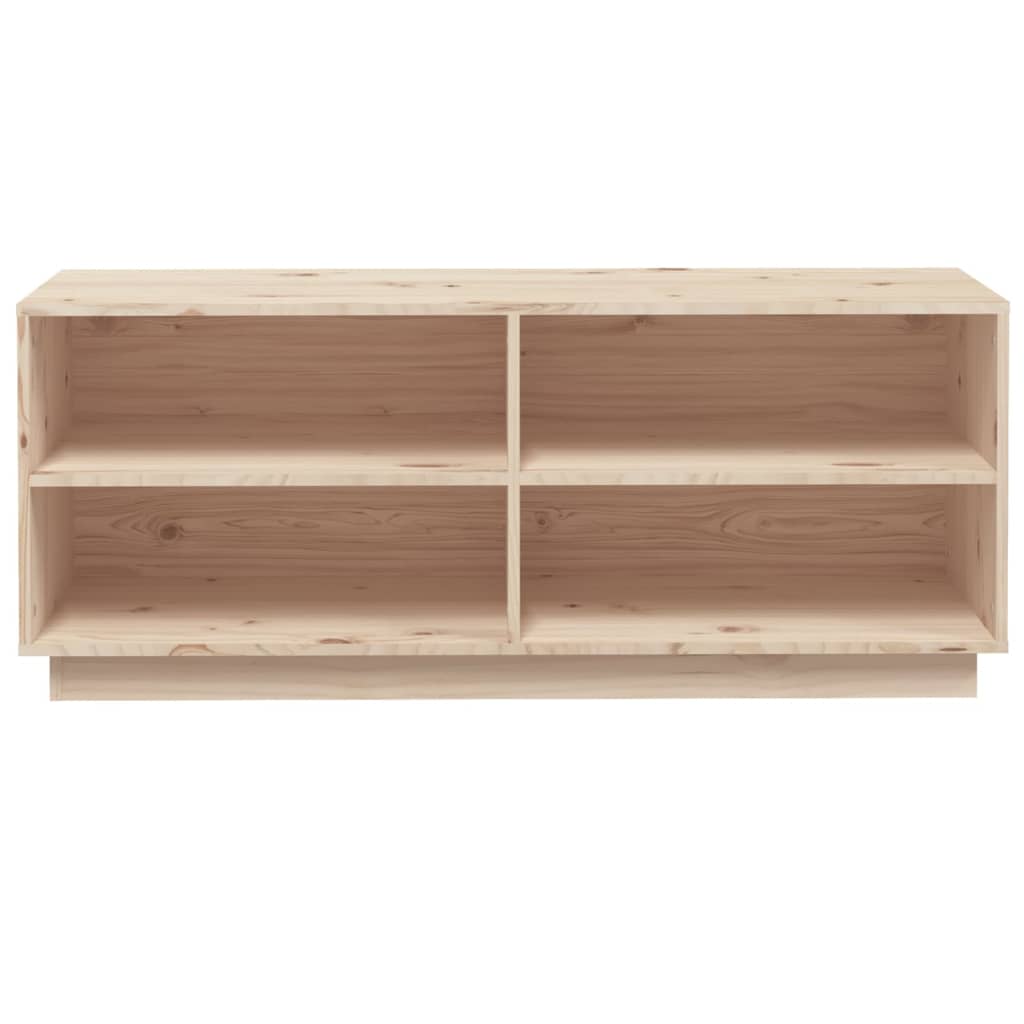 Scarpiera 110x34x45 cm in Legno Massello di Pino