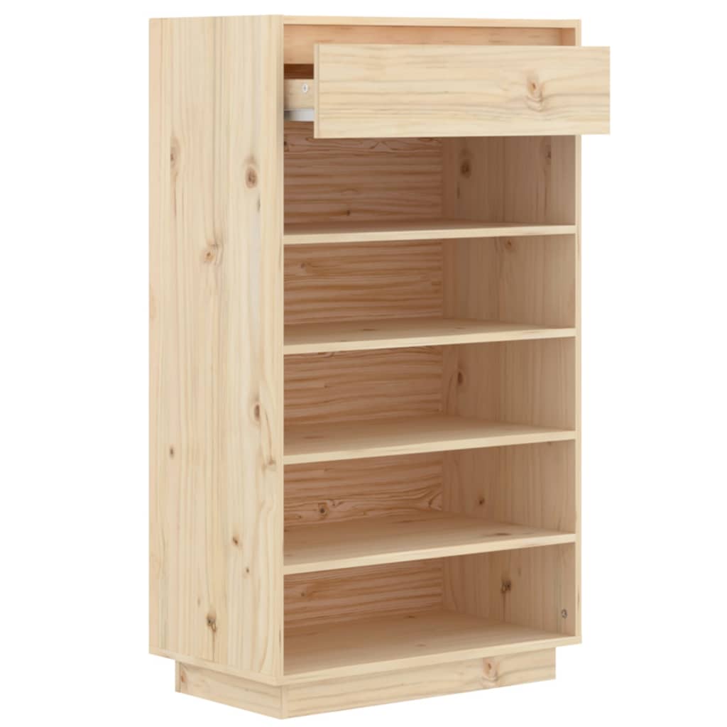 Scarpiera 60x34x105 cm in Legno Massello di Pino