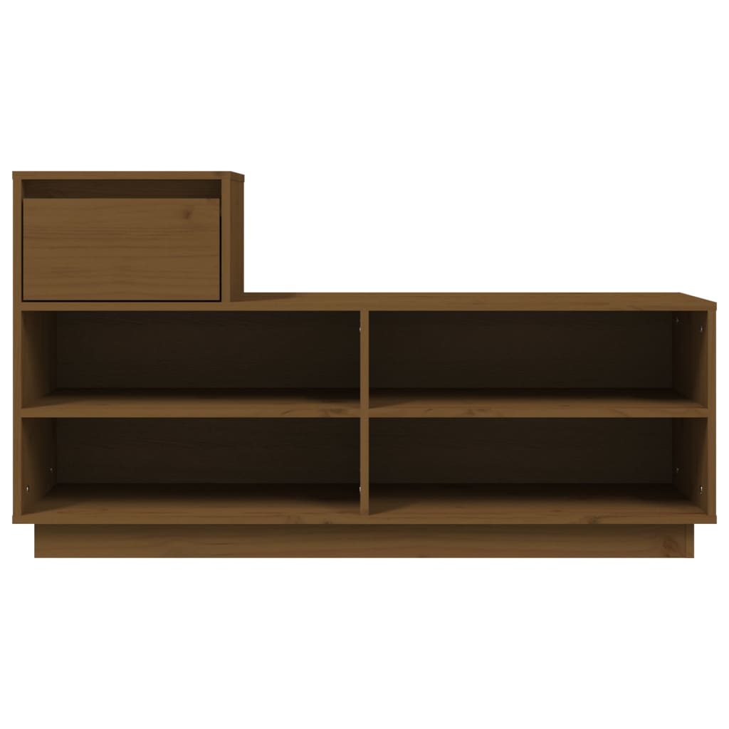 Scarpiera ambra 110x34x61 cm in Legno Massello di Pino