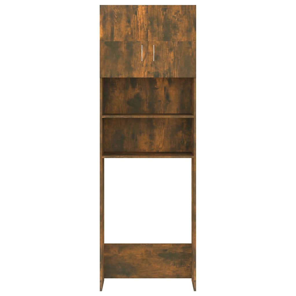 Mobile per Lavatrice Rovere Fumo 64x25,5x190 cm
