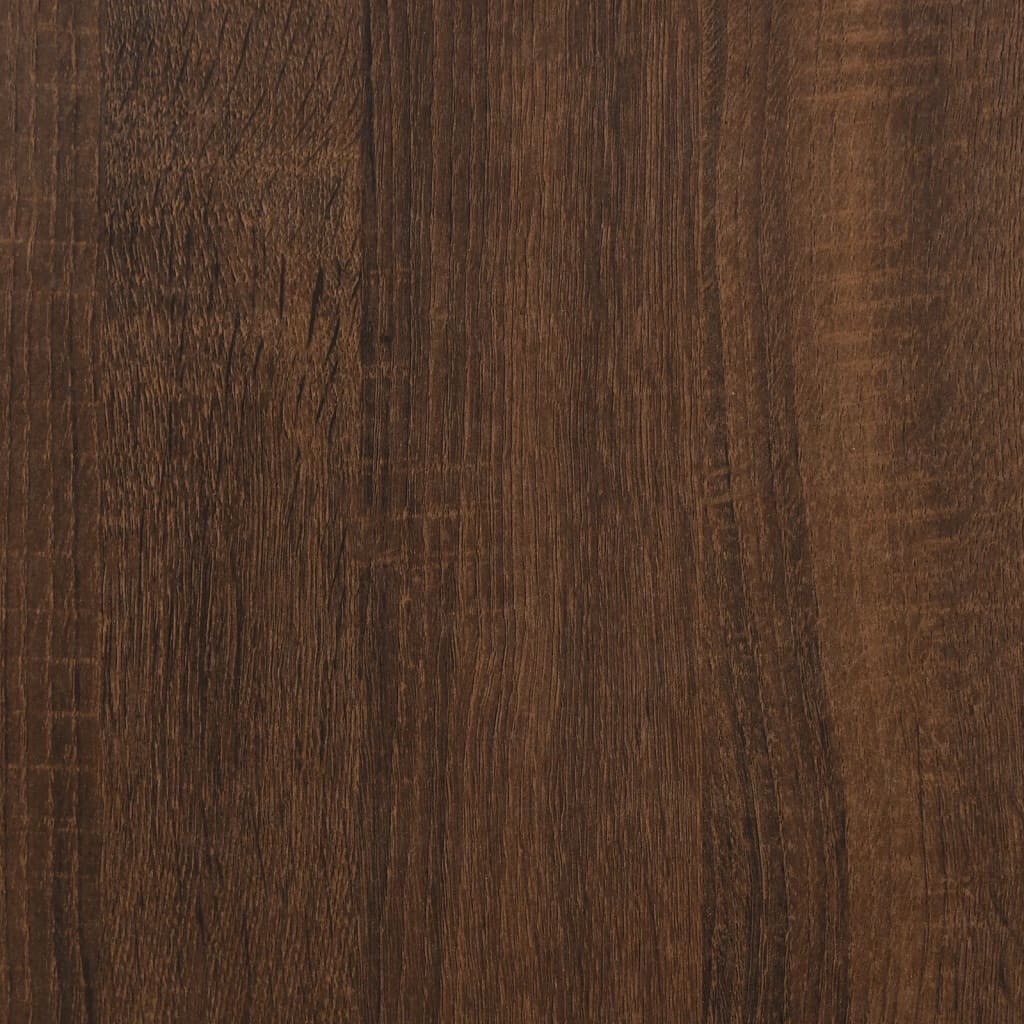 Scarpiera Rovere Marrone 80x35,5x180 cm in Legno Multistrato