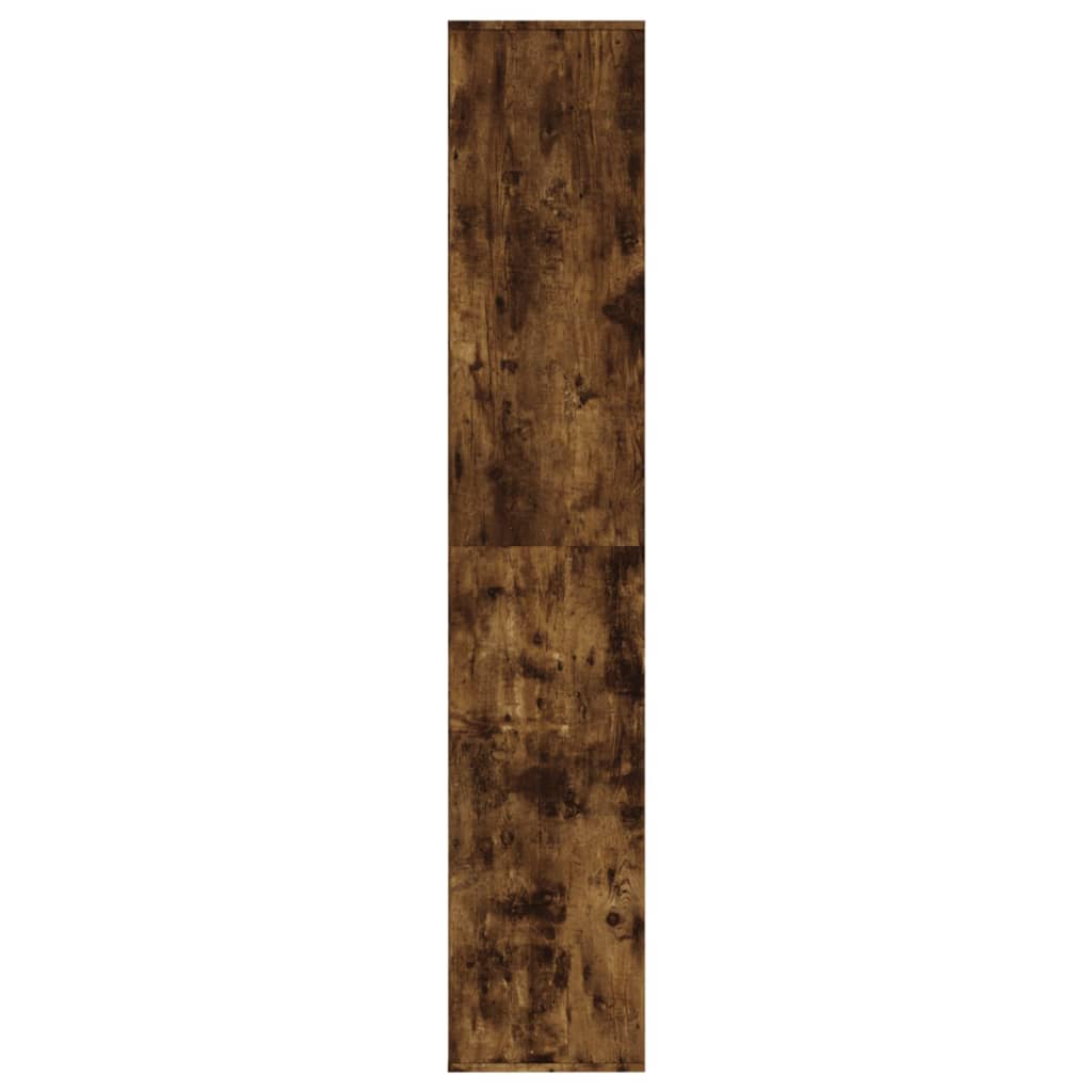 Scarpiera Rovere Fumo 54x34x183 cm in Legno Multistrato