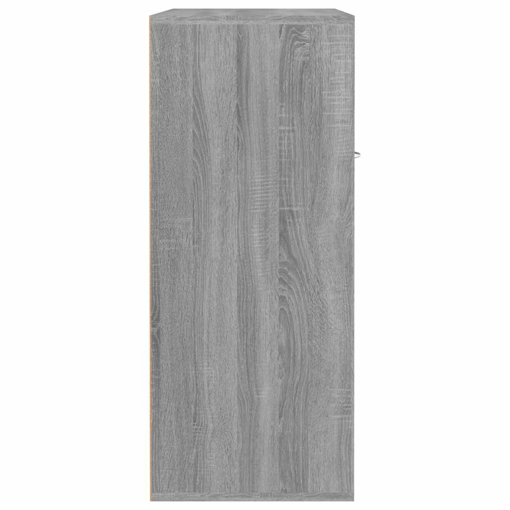 Scarpiera Grigio Sonoma 60x35x84 cm in Legno Multistrato