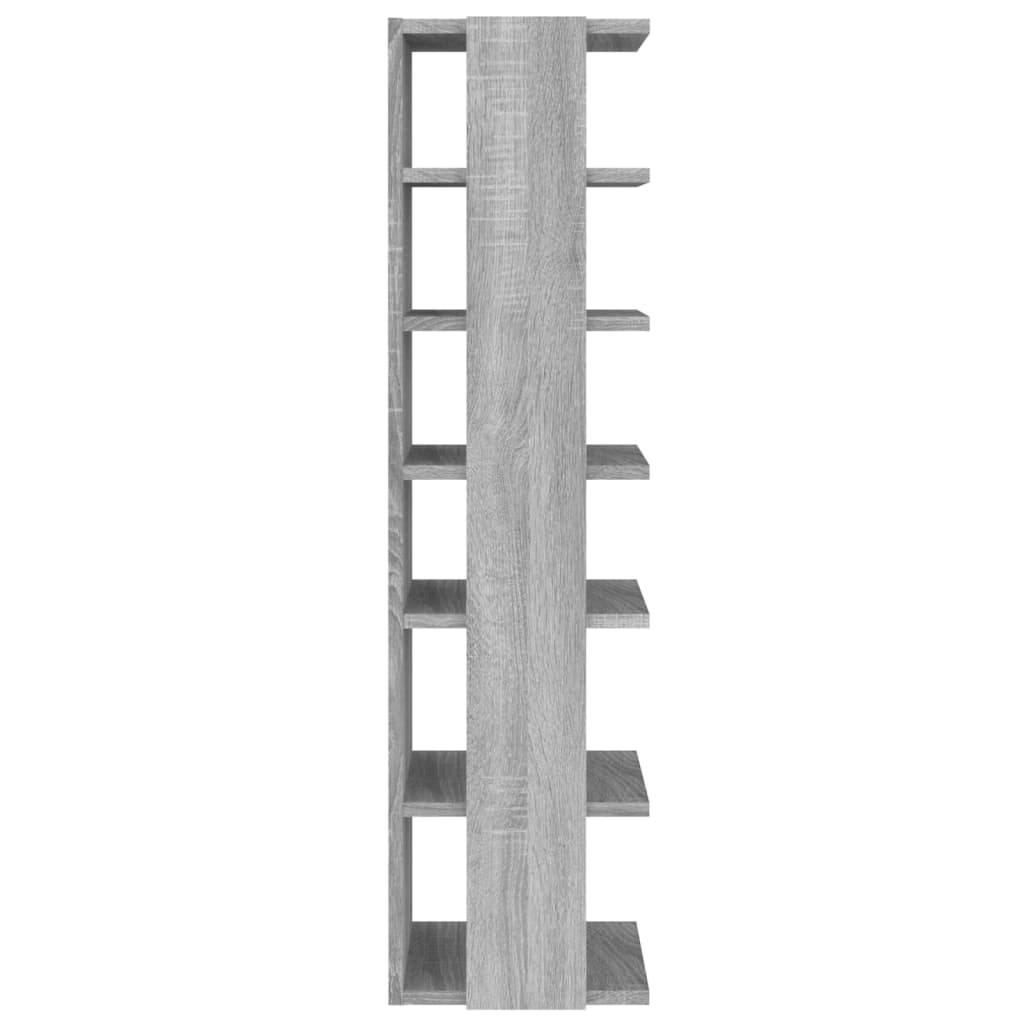 Scarpiere 2 pz Grigio Sonoma 27,5x27x102cm in Legno Multistrato