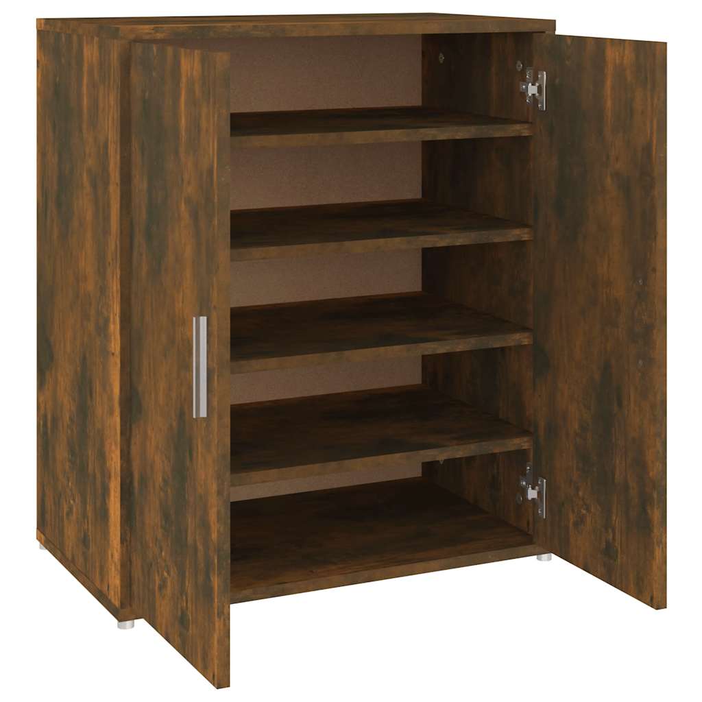 Scarpiera Rovere Fumo 60x35x70 cm in Legno Multistrato