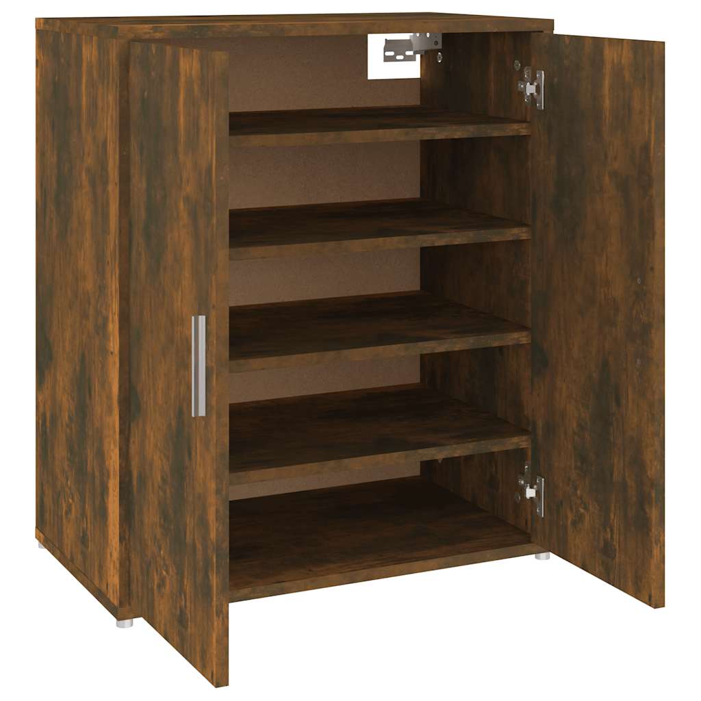 Scarpiera Rovere Fumo 60x35x70 cm in Legno Multistrato