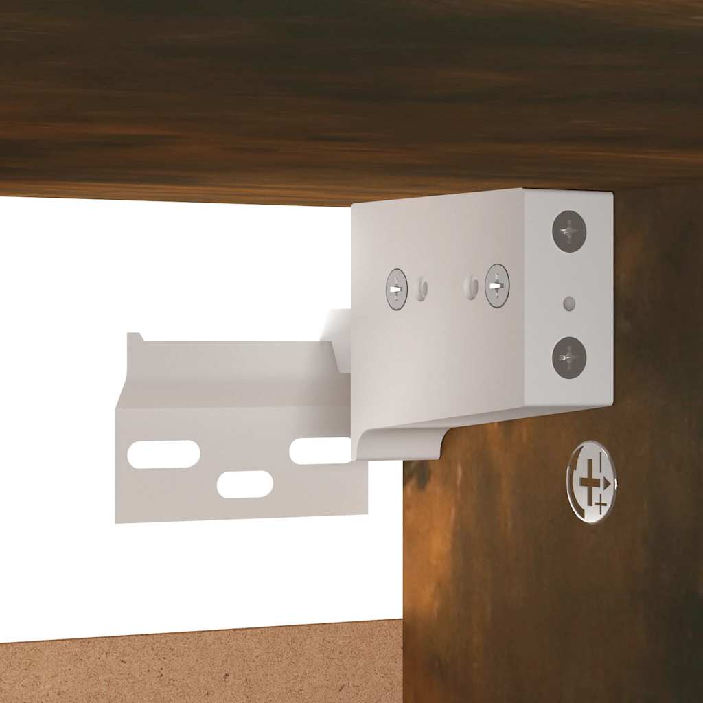 Scarpiera Rovere Fumo 60x35x70 cm in Legno Multistrato