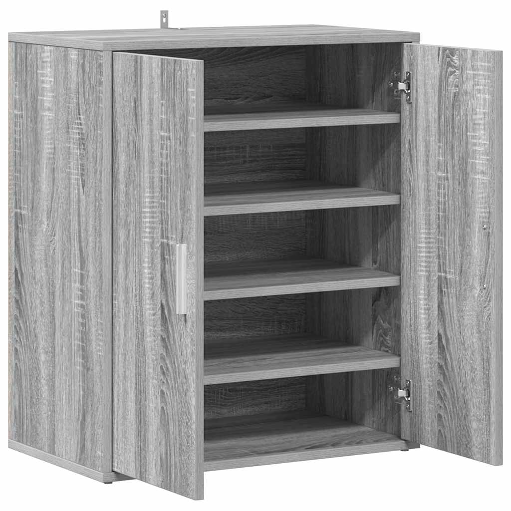 Armadi per scarpe 60 x 35 x 70 cm Sonoma grigio
