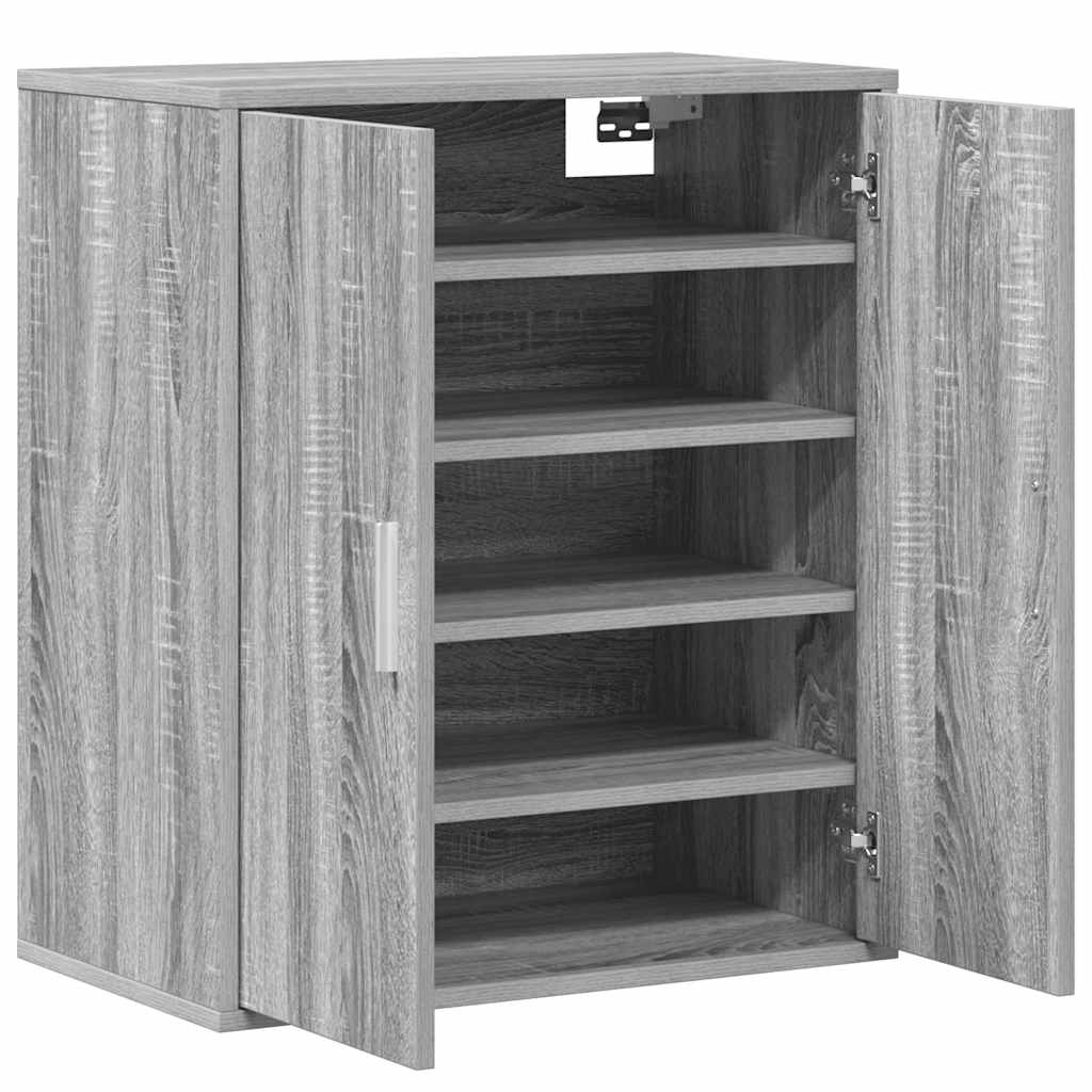 Armadi per scarpe 60 x 35 x 70 cm Sonoma grigio