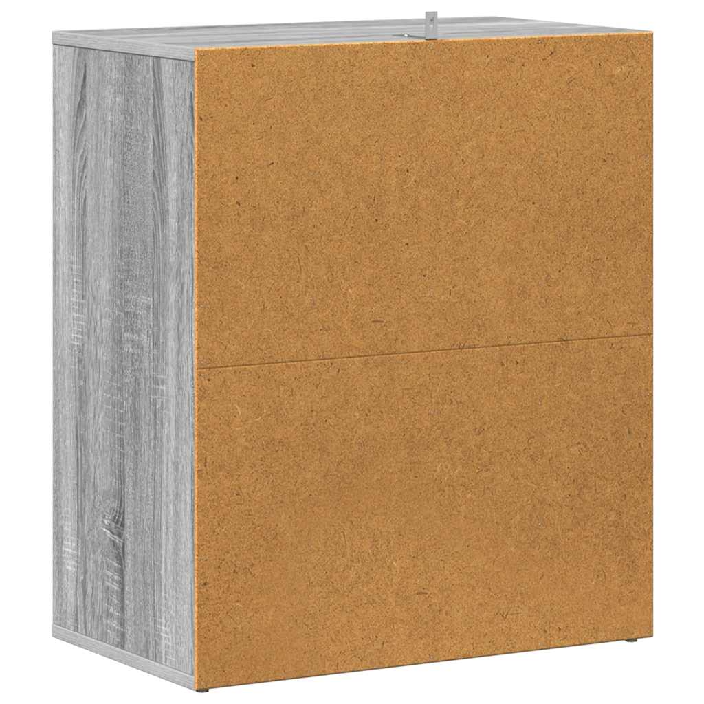 Armadi per scarpe 60 x 35 x 70 cm Sonoma grigio