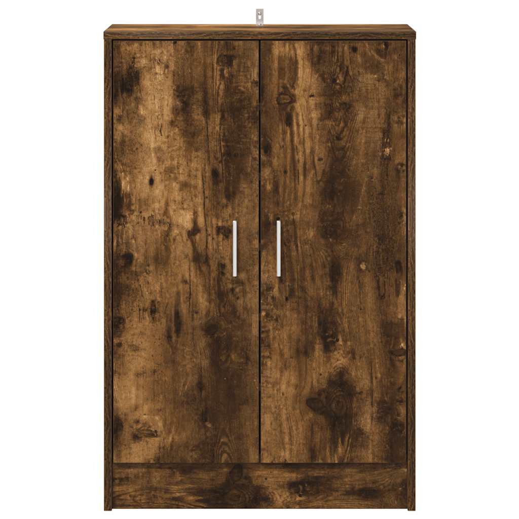 Scarpiera Rovere Fumo 60x35x92 cm in Legno Multistrato