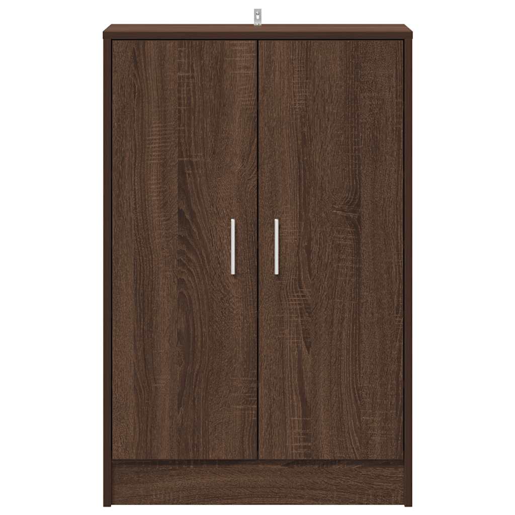 Scarpiera Rovere Marrone 60x35x92 cm in Legno Multistrato