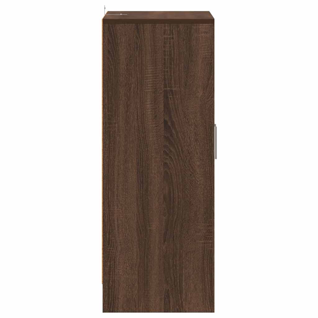 Scarpiera Rovere Marrone 60x35x92 cm in Legno Multistrato