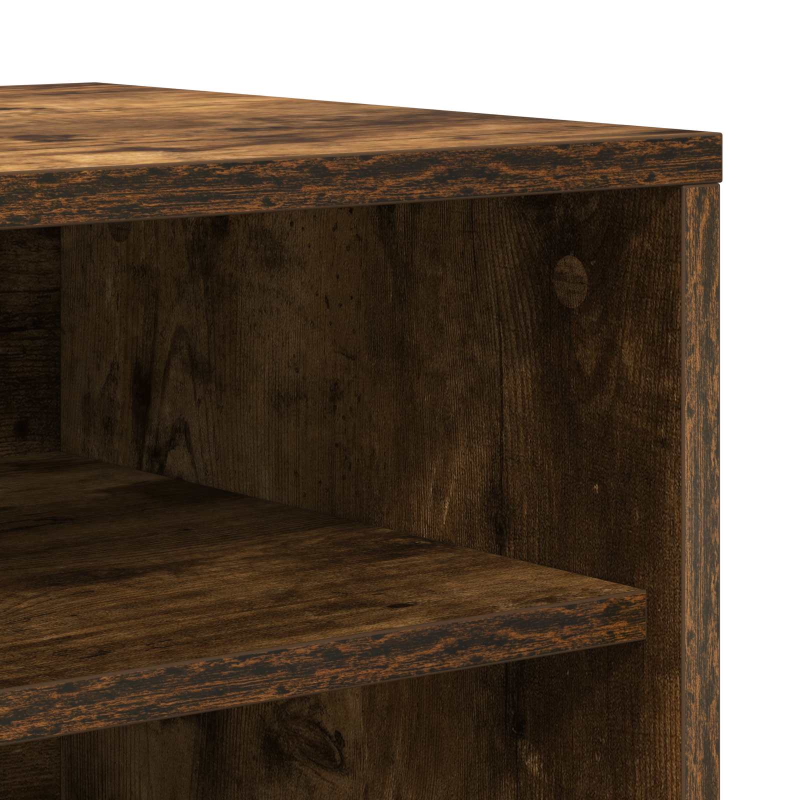 Scarpiera Rovere Fumo 60x35x70 cm in Legno Multistrato