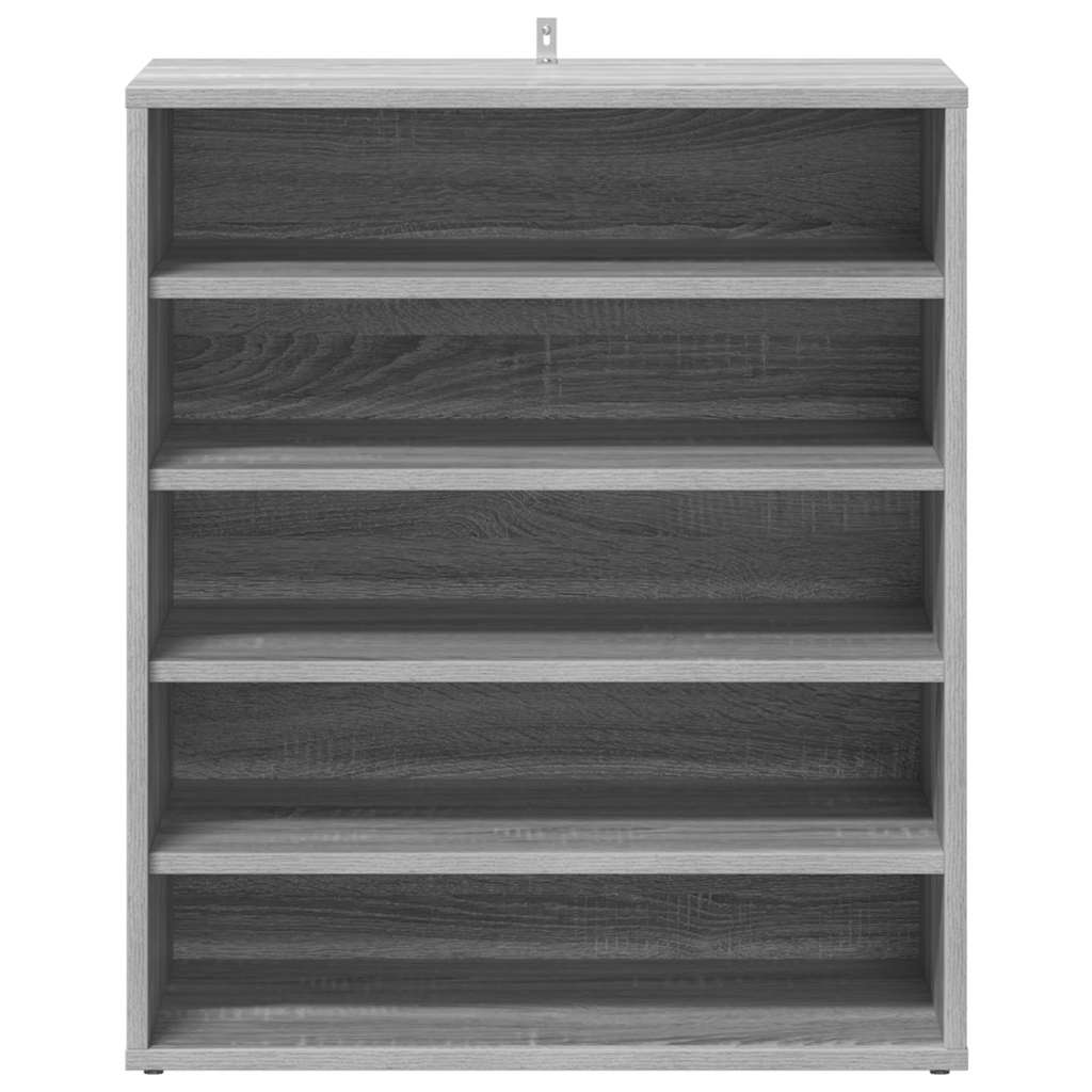 Scarpiera Grigio Sonoma 60x35x70 cm in Legno Multistrato