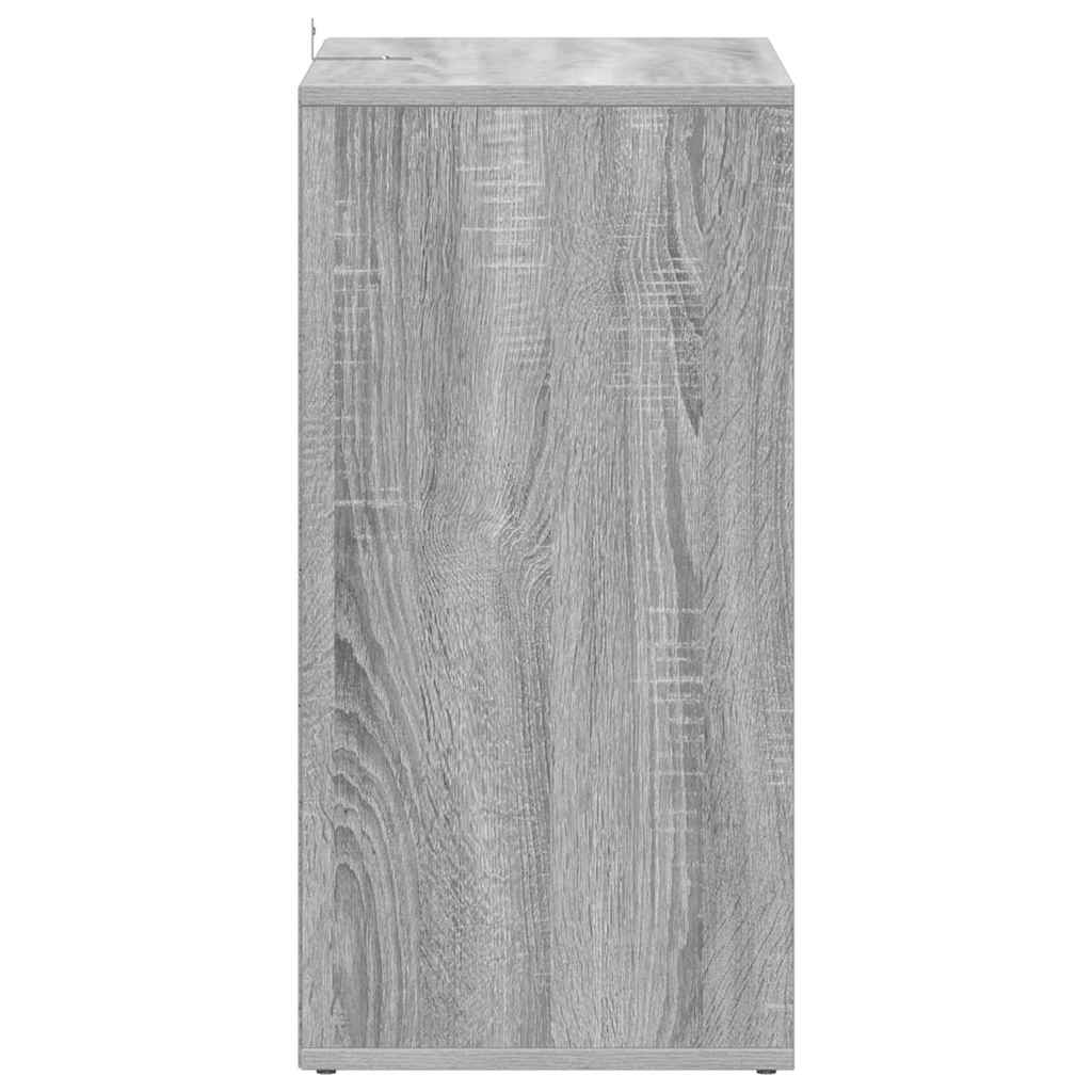 Scarpiera Grigio Sonoma 60x35x70 cm in Legno Multistrato