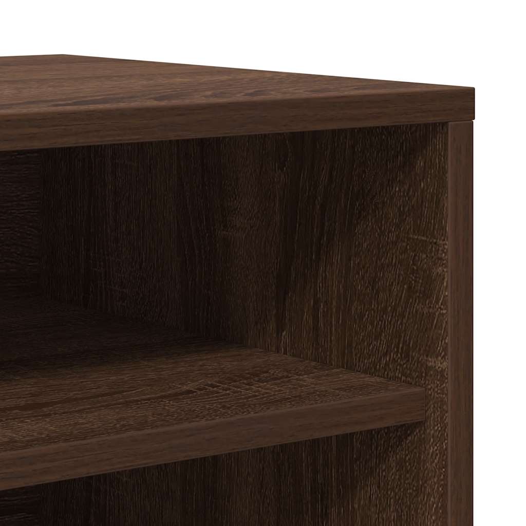 Scarpiera Rovere Marrone 60x35x70 cm in Legno Multistrato