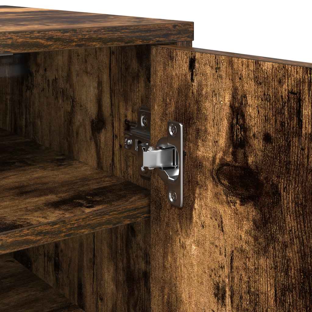Armadi per scarpe 32 x 35 x 92 cm Rovere Fumo