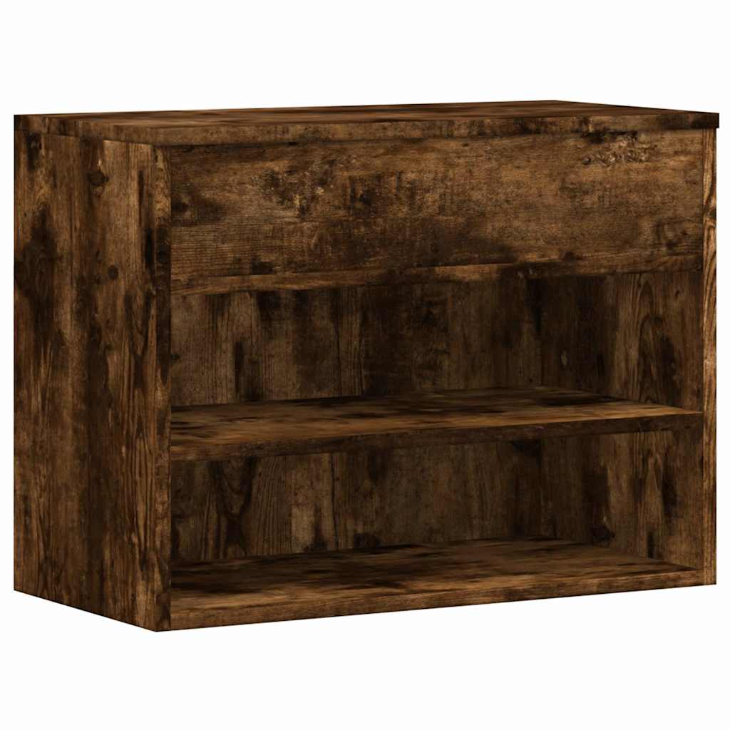 Scarpiera Rovere Fumo 60x30x45 cm in Legno Multistrato