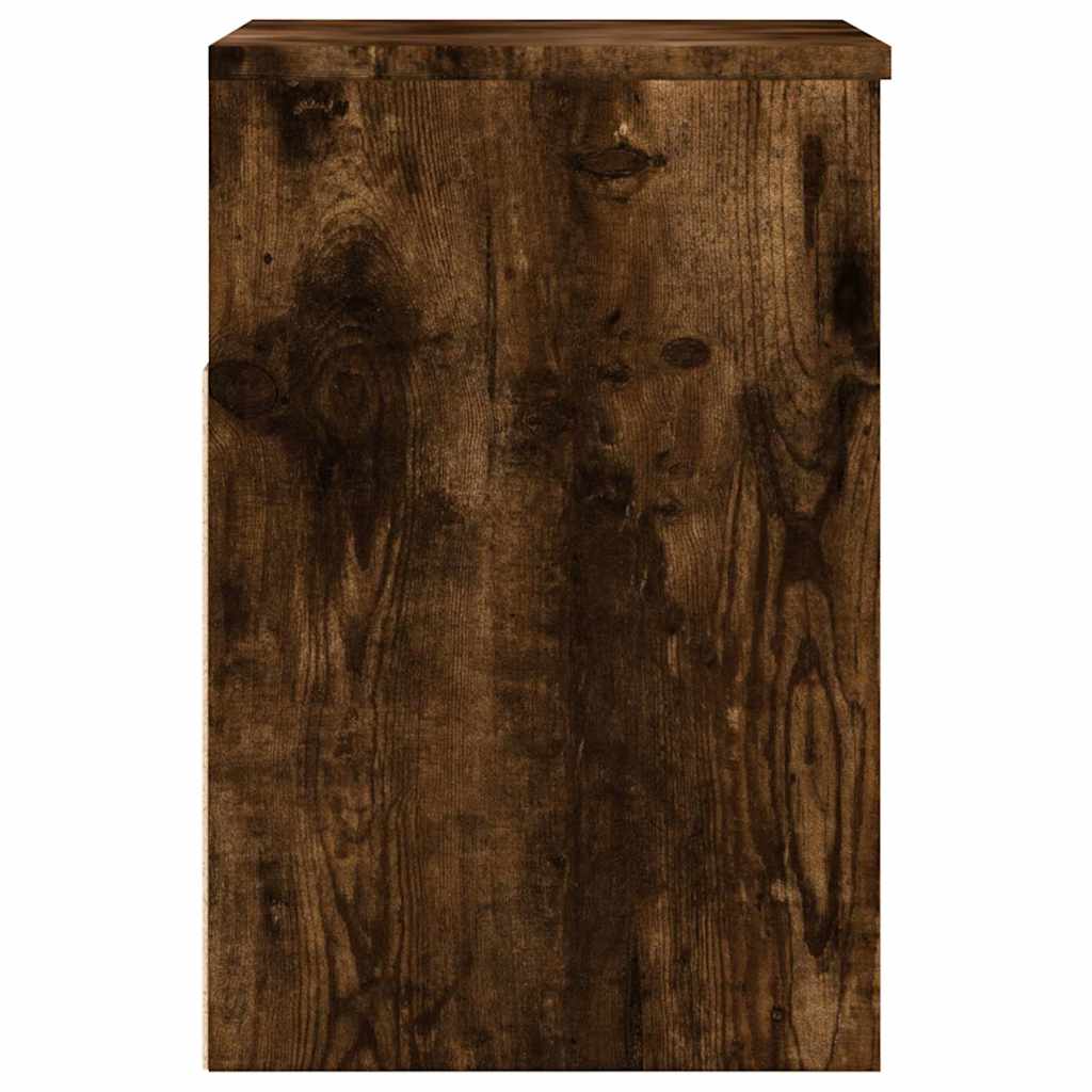 Scarpiera Rovere Fumo 60x30x45 cm in Legno Multistrato