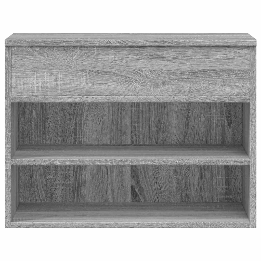 Scarpiera Grigio Sonoma 60x30x45 cm in Legno Multistrato