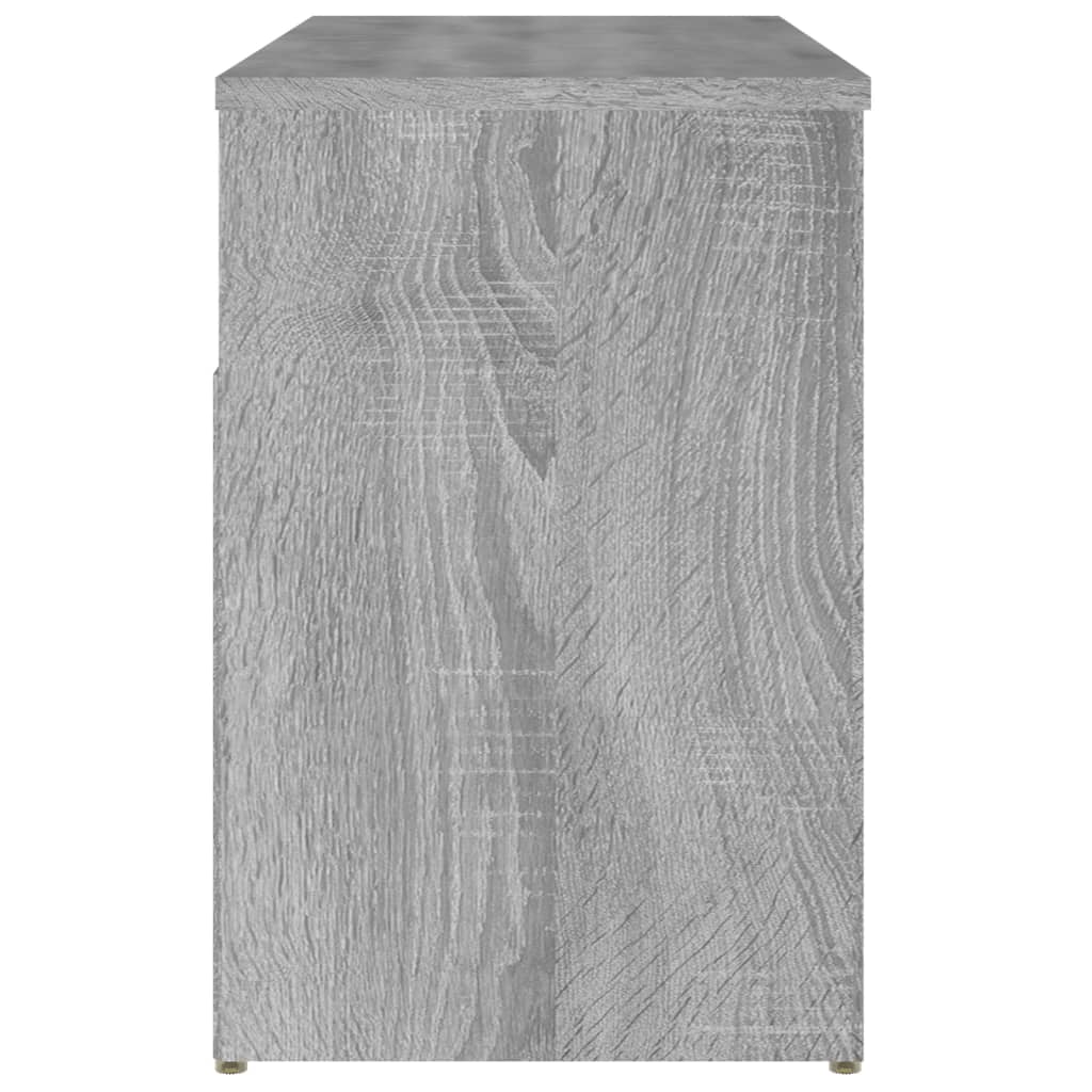 Scarpiera Grigio Sonoma 80x30x45 cm in Legno Multistrato