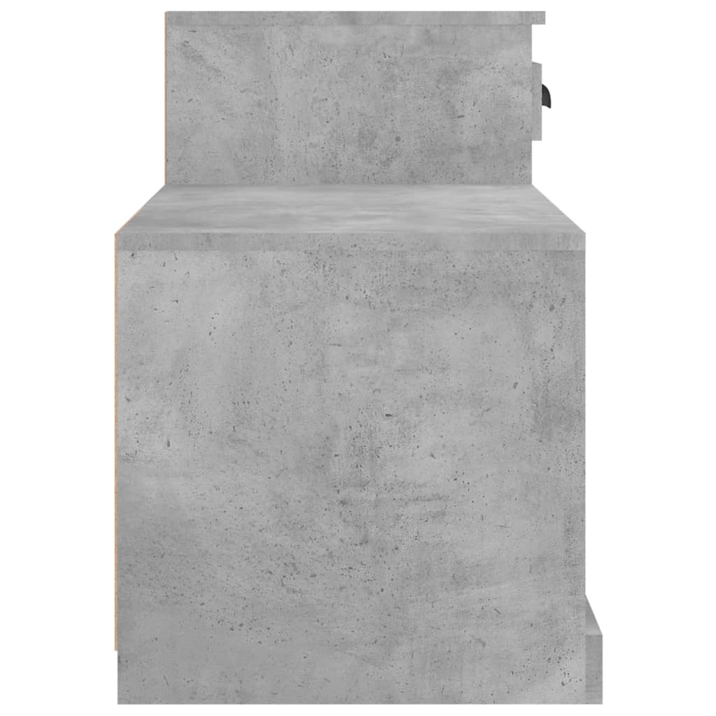 Scarpiera Grigio Cemento 100x42x60 cm in Legno Multistrato