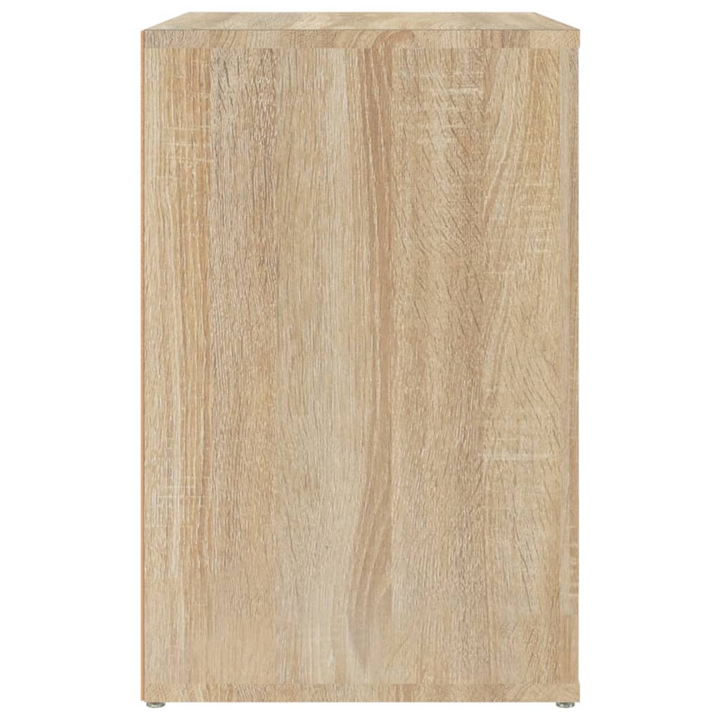 Scarpiera Rovere Sonoma 130x35x54 cm in Legno Multistrato