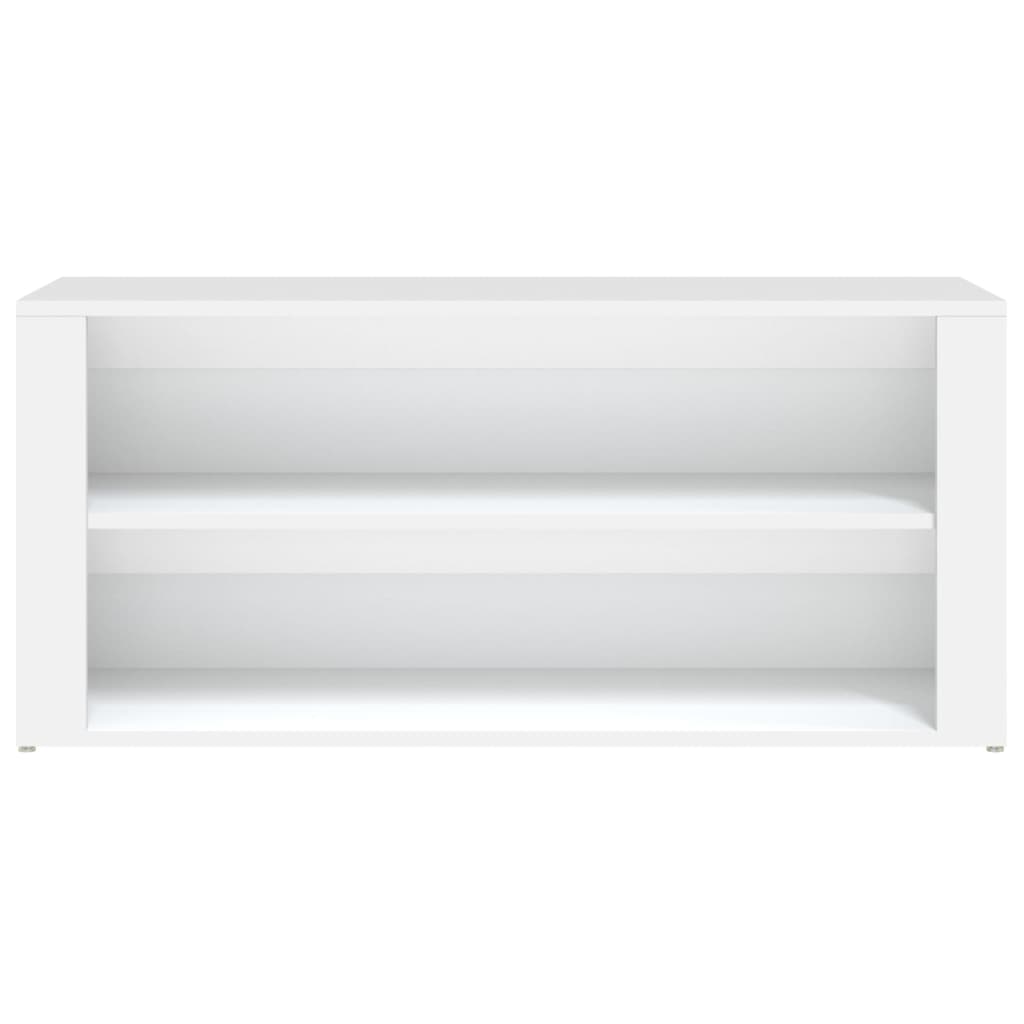 Scarpiera Bianca 100x35x45 cm in Legno Multistrato