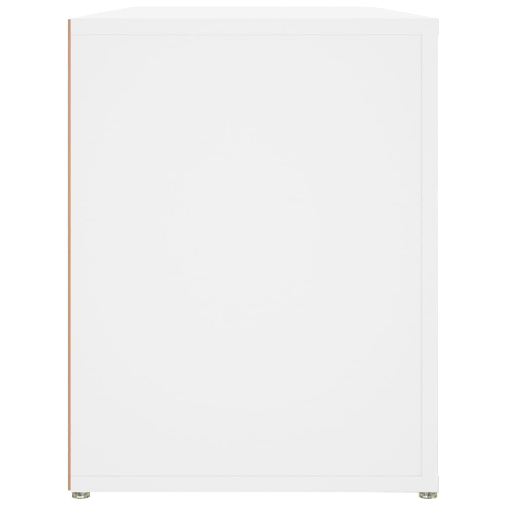 Scarpiera Bianca 100x35x45 cm in Legno Multistrato