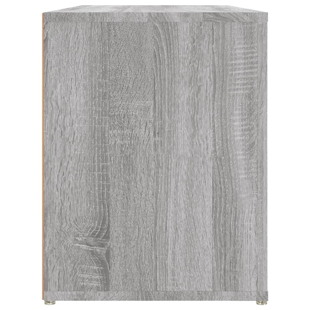 Scarpiera Grigio Sonoma 100x35x45 cm in Legno Multistrato