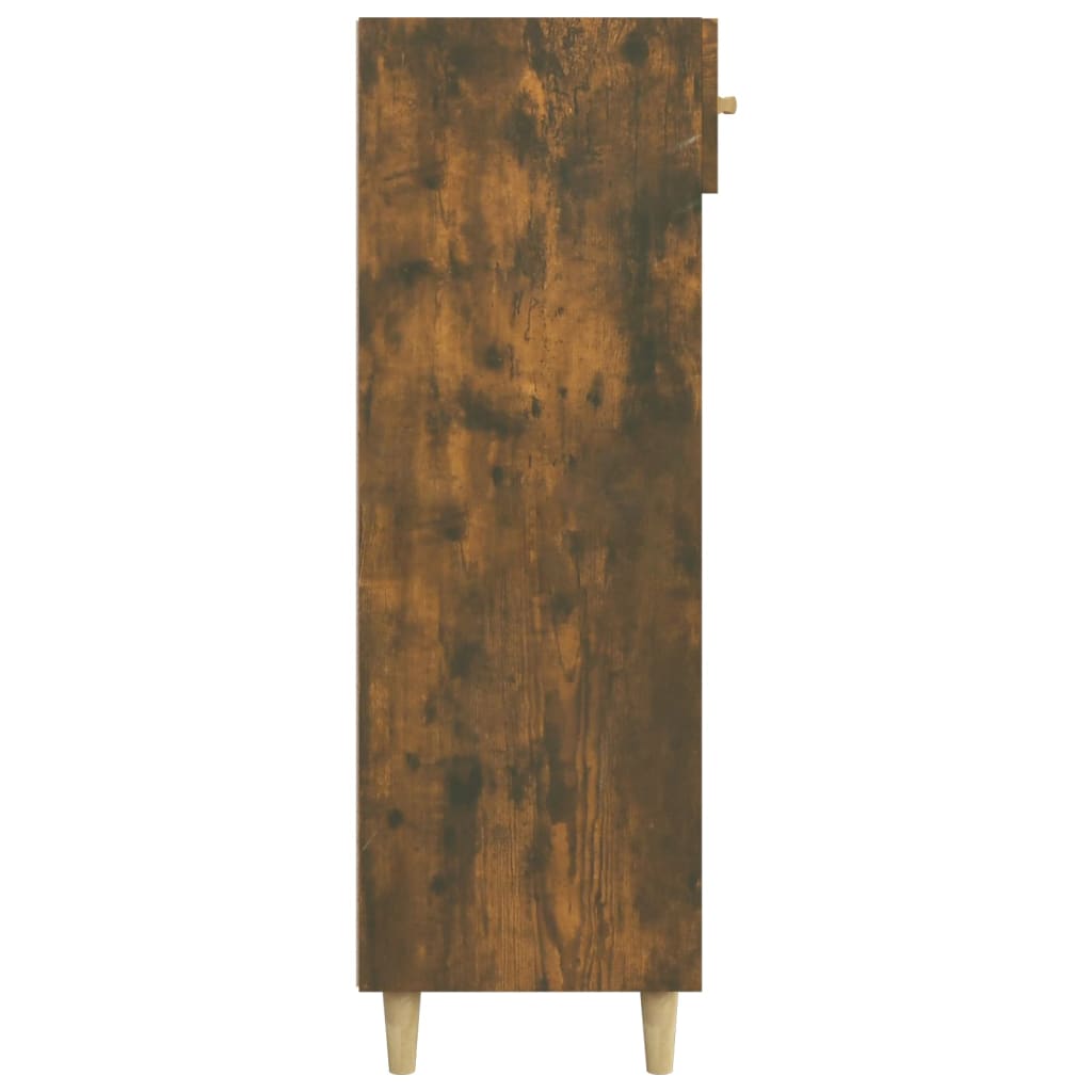 Scarpiera Rovere Fumo 60x35x105 cm in Legno Multistrato