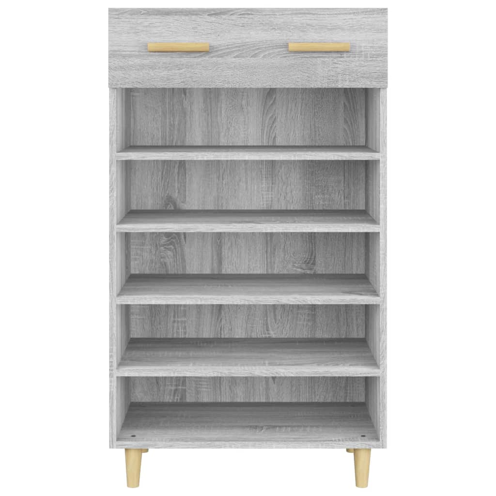Scarpiera Grigio Sonoma 60x35x105 cm in Legno Multistrato