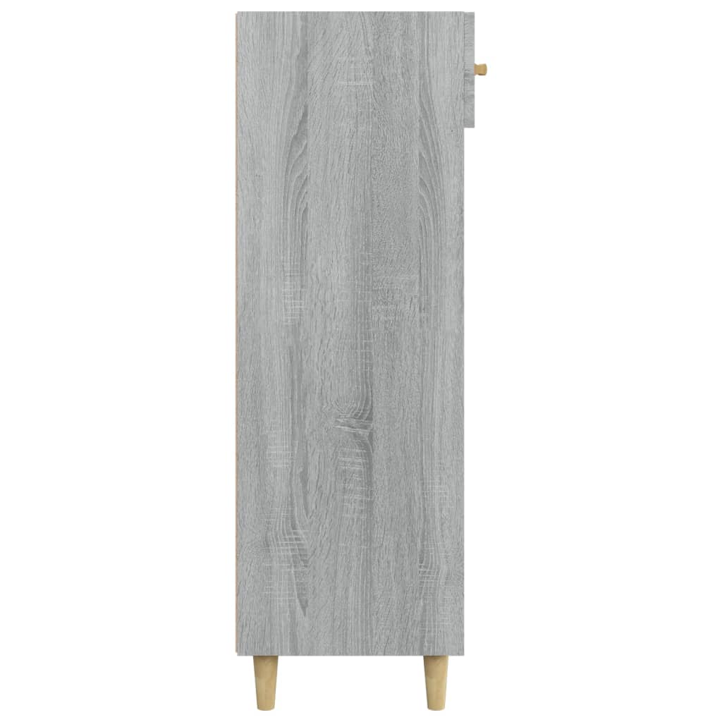 Scarpiera Grigio Sonoma 60x35x105 cm in Legno Multistrato