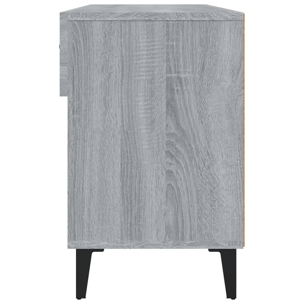 Scarpiera Grigio Sonoma 102x35x55 cm in Legno Multistrato