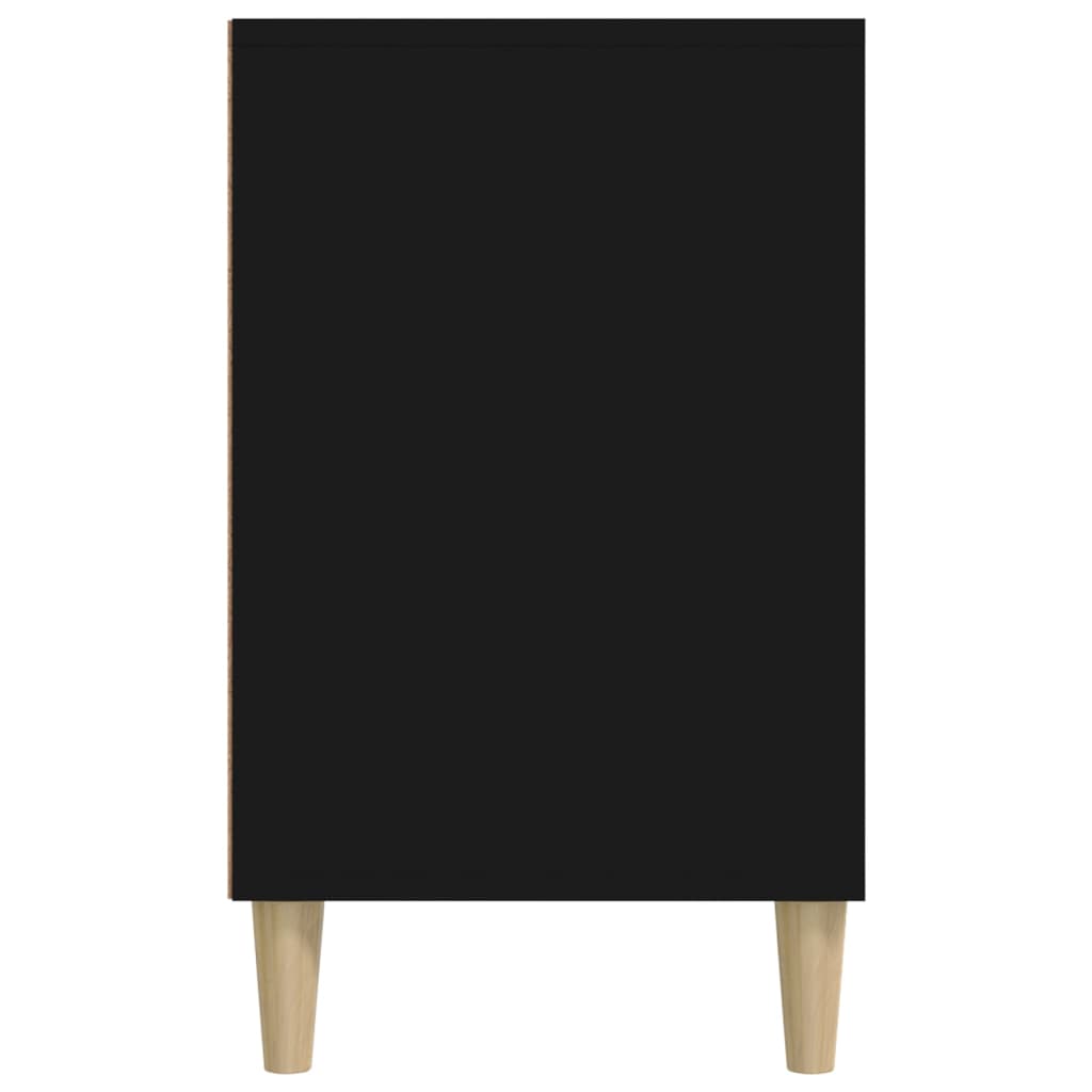 Scarpiera Nera 102x36x60 cm in Legno Multistrato
