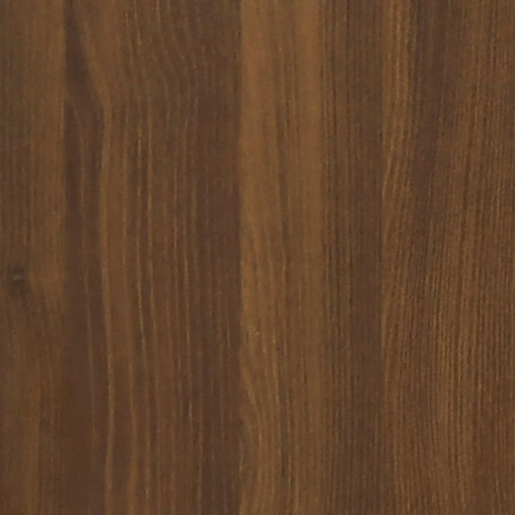 Scarpiera Rovere Marrone 102x36x60 cm in Legno Multistrato
