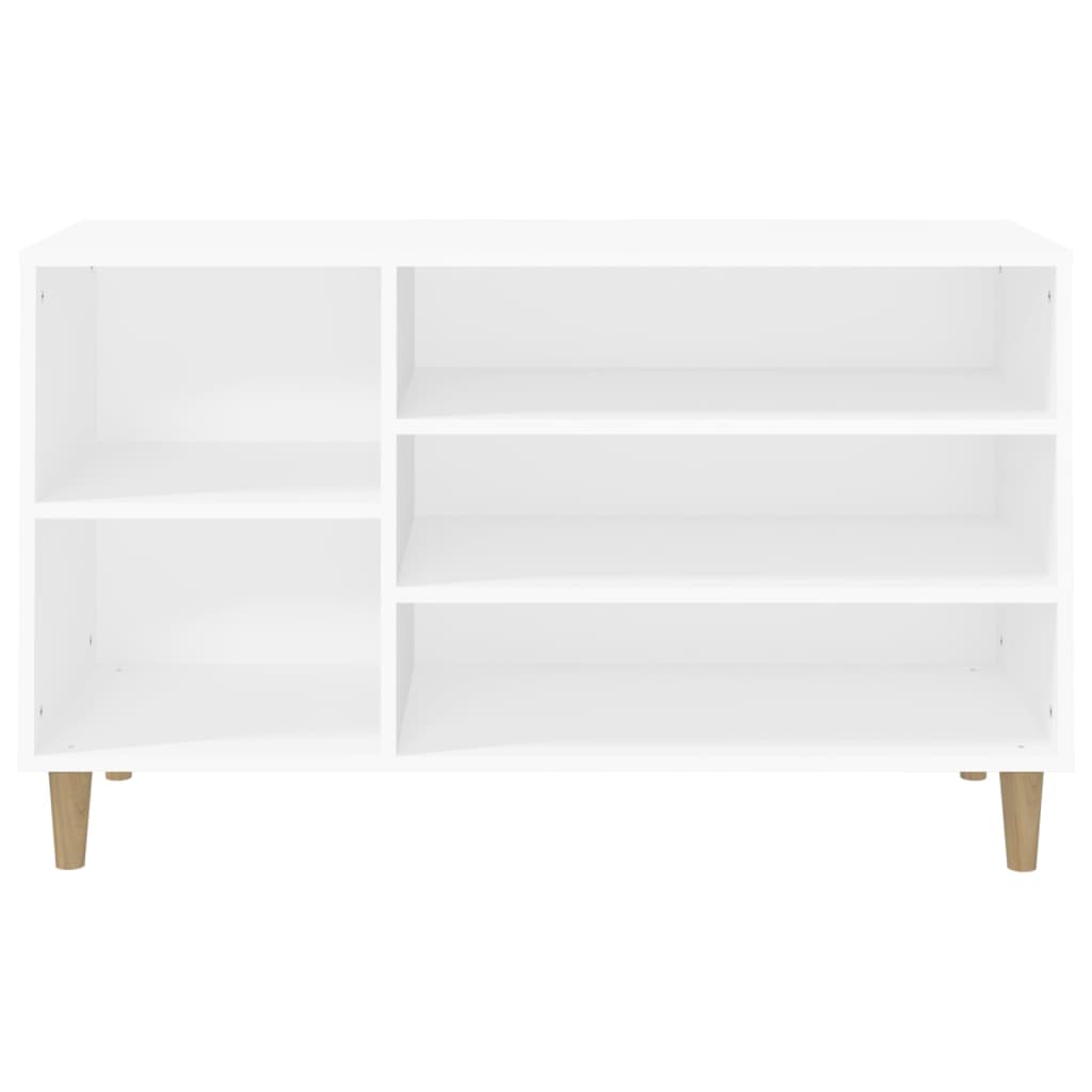 Scarpiera Bianca 102x36x60 cm in Legno Multistrato