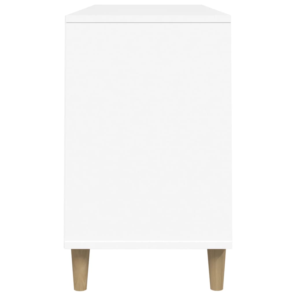 Scarpiera Bianca 102x36x60 cm in Legno Multistrato