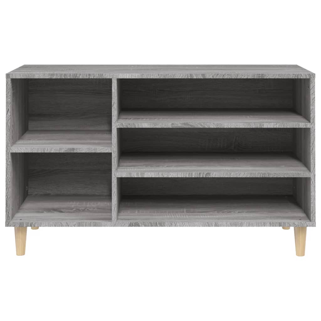Scarpiera Grigio Sonoma 102x36x60 cm in Legno Multistrato