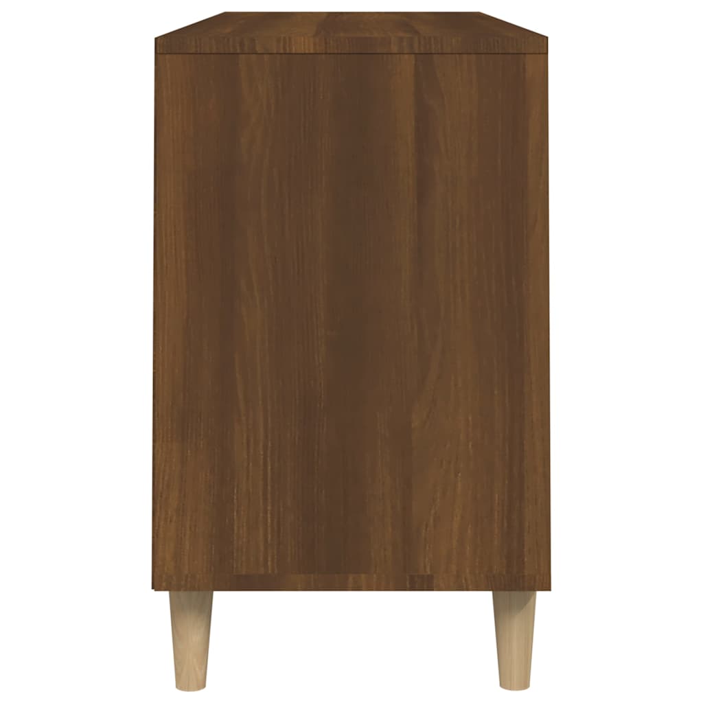 Scarpiera Rovere Marrone 102x36x60 cm in Legno Multistrato