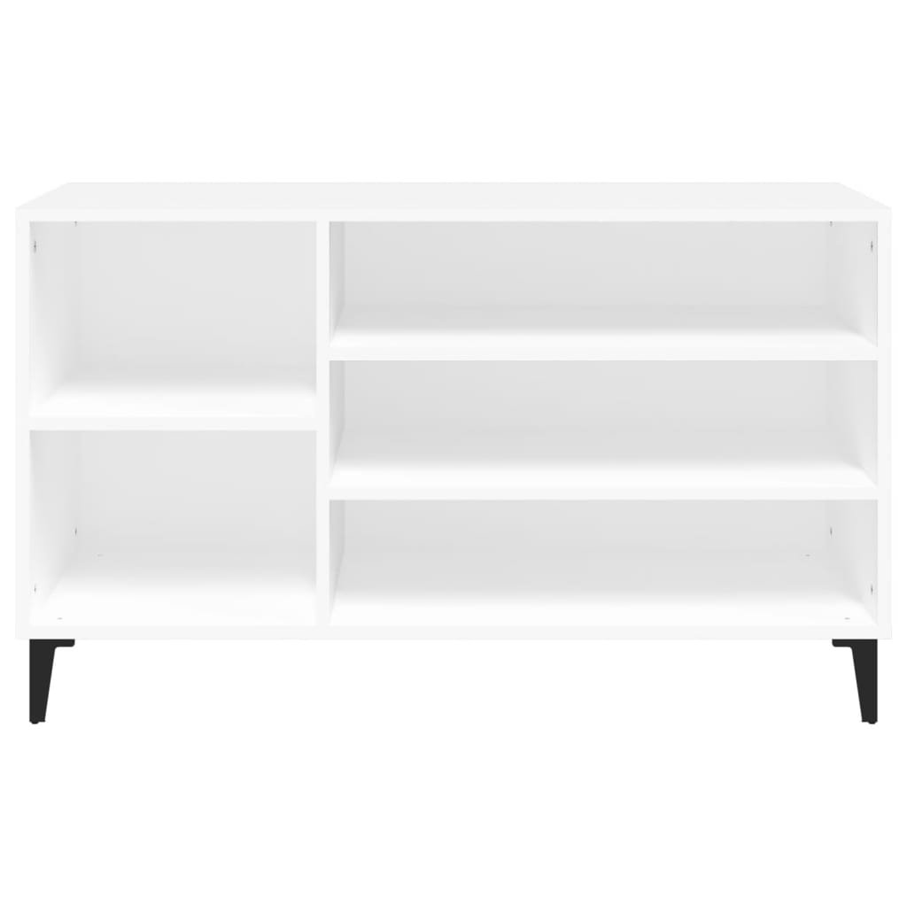 Scarpiera Bianca 102x36x60 cm in Legno Multistrato